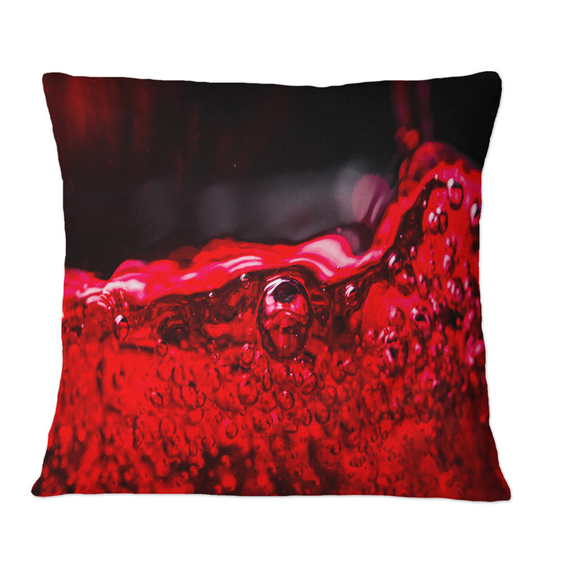 Coussin Red Wine On, 18 po x 18 po