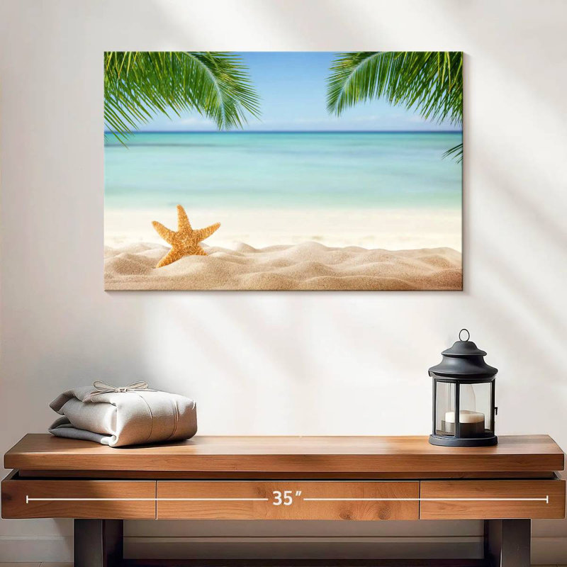Étoile de mer tropicale Alvord, H 16 po x l 24 po