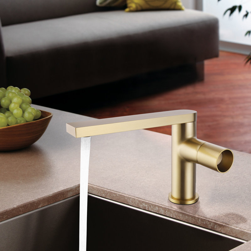 Vessel Sink Faucet Single-handle Bathroom Faucet, Brushed Gold