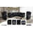 Overstuffed Air Leather Power Reclining Sofa Set With USB Ports-1163423267