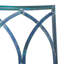 Abia Wrought Iron Outdoor Tree Bench-1349465077