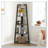 70.07" Tall Corner Shelf, 5 Tier Rustic Brown Corner Bookshelf Bookcase Industrial Corner Ladder Shelf Plant Stand For Living Room