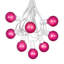 Guirlande G40 de 25 ampoules multi-sphères pour l'extérieur - Guirlande pour l'extérieur - Guirlande de bistro Market Bistro - Guirlande de 25 lumières pour parasol de jardin-1697545739-1697545731