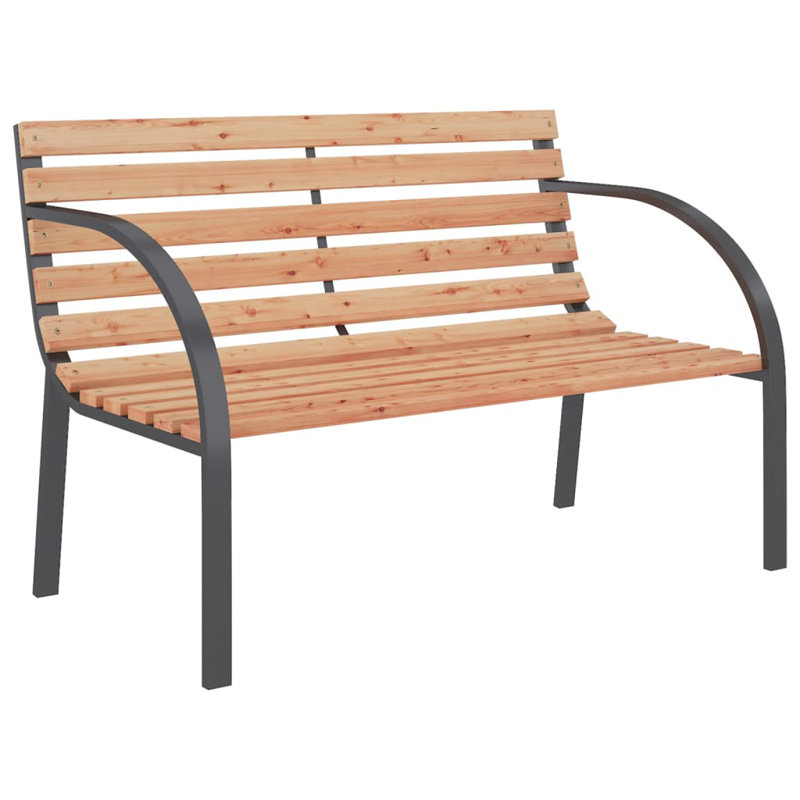 Banc de jardin en fer, Brun