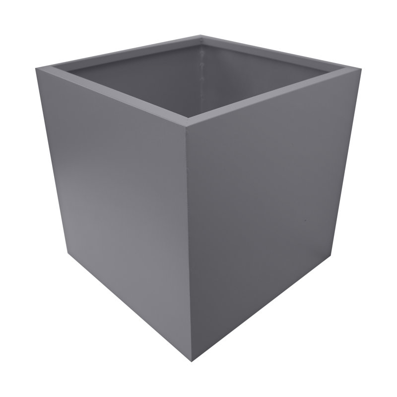 Kenelm Metal Planter Box, 16" H x 16" W x 16" D