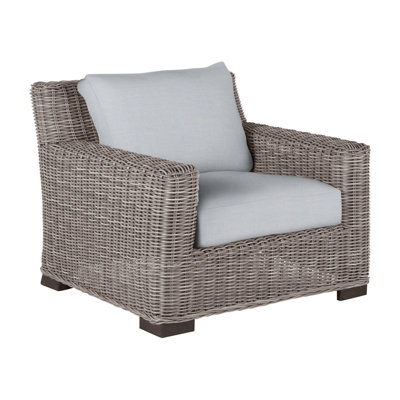 Rustic Woven Lounge Chair
