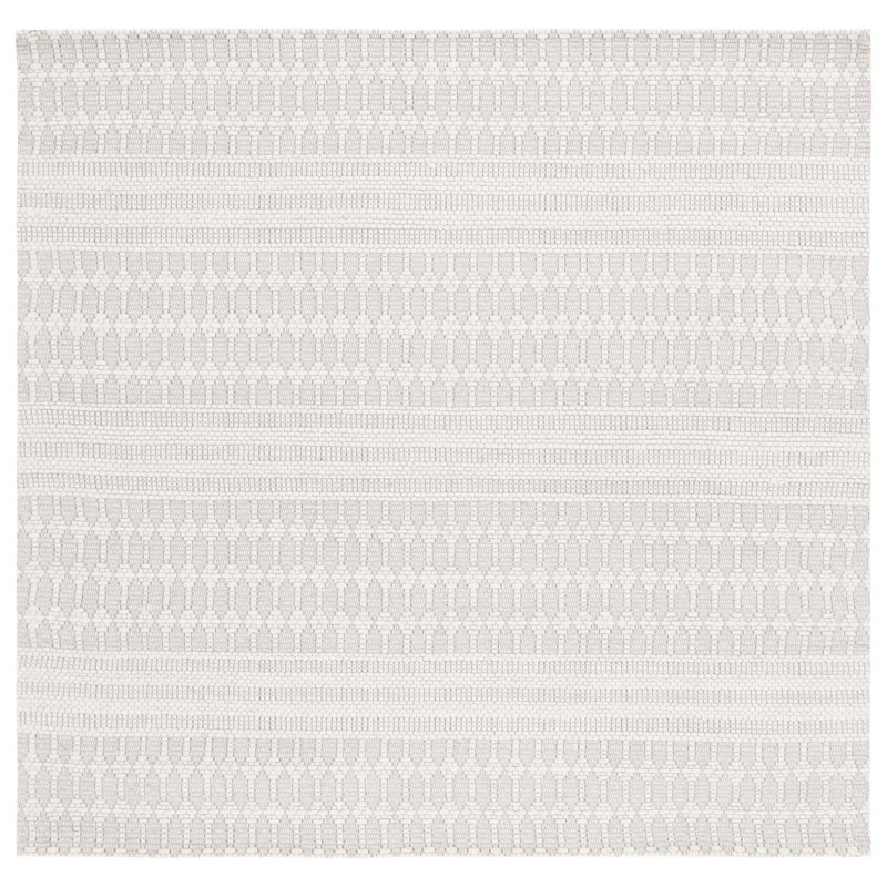 Bunyon Hand Woven Performance Geometric Rug, Square 6'