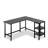 Ferrill L-Shaped Metal Base Writing Desk