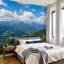 Murale auto-adhésive moderne pour la chambre à coucher Peel and Stick L 100 po x l 144 po