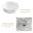 19.7'' Polygon China Specialty Vessel Bathroom Sink
