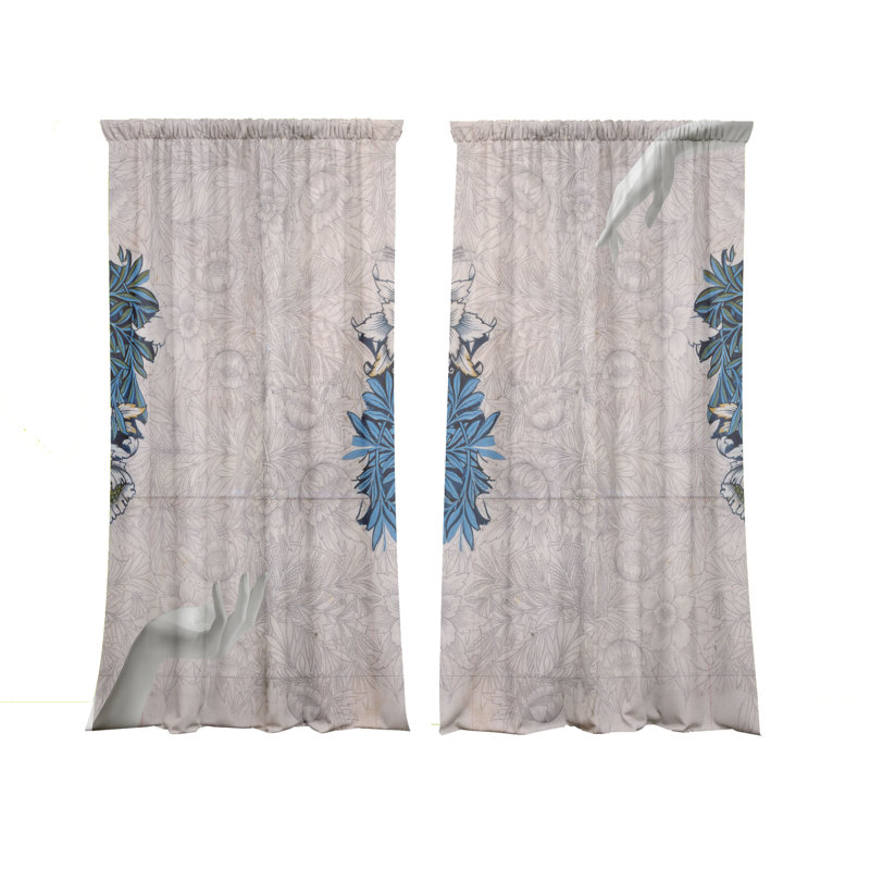 Blackout Curtain Panel Pair, 148 W x 250 D cm