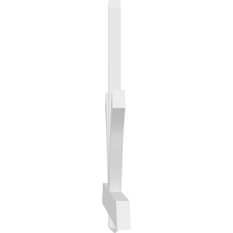 Support pour pignon en PVC Redmond, H 36 po x l 96 po (pas: 9/12), P 2 po x F 4 po