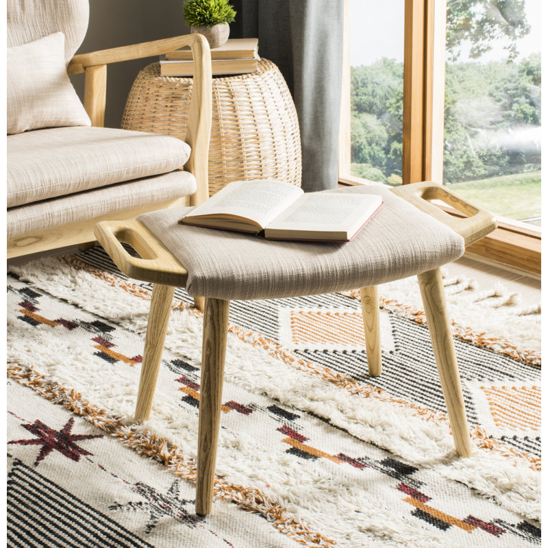 Bedlington Upholstered Bench, Beige