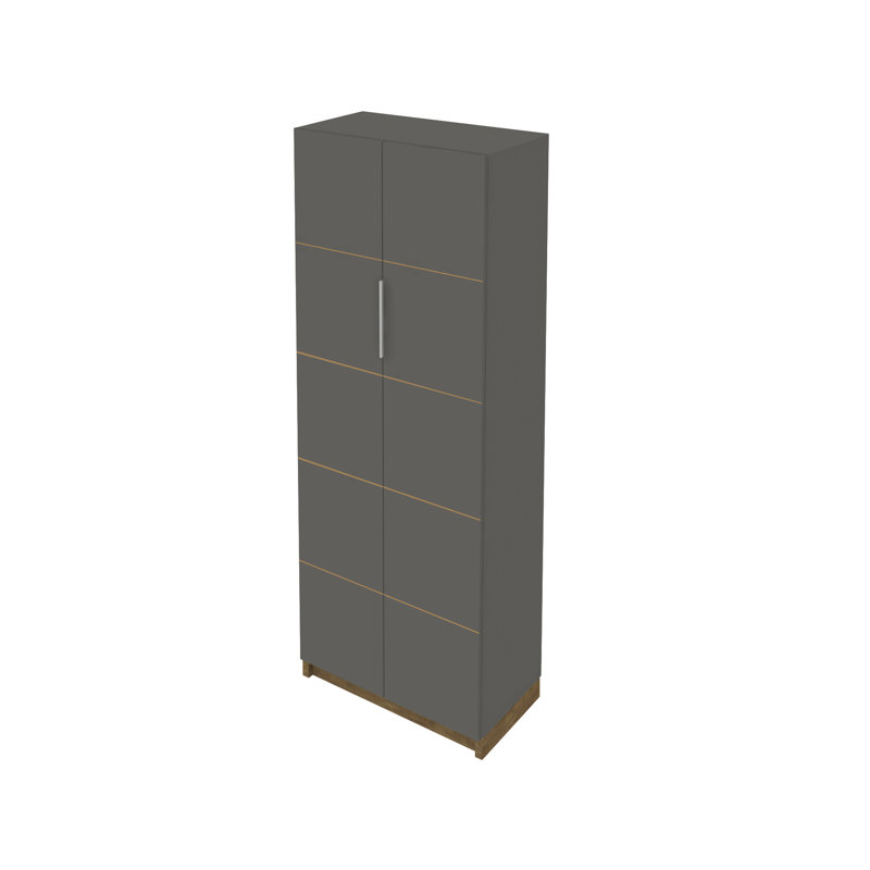 26.77'' Wide 8 - Shelf Storage Cabinet, Grafitti