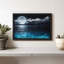 Impression sur toile Moonlit Blue Sea-249772498