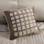 Literie décorative taupe 7 pièces Charmeuse - Édredon très grand - Tissu froissé-131465201