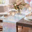 Chemin de table Disco Party Decorations - Iridescent Glitter Disco | Rétro des années 70, des années 80, des boules de disco décoratives à l'intérieur et à l'extérieur - Bling Sequin