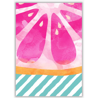 Grapefruit Abstract - Print