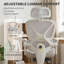 Fauteuil de bureau ergonomique à dossier haut, gris
