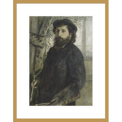 «Claude Monet» par Pierre-Auguste Renoir, impression giclée encadrée