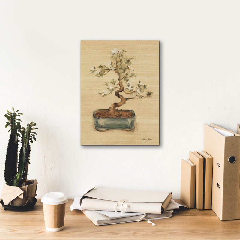 Toile épique Graffiti «Bonsai 2» par Cheri Blum, 12 po x 16 po, H 16 po x l 12 po x P 0,75 po