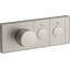 Anthem Two-Outlet Thermostatic Valve Control Panel With Recessed Push Buttons-1343344475