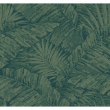 Palm Cove Toile Floral Vinyl Wallpaper Roll