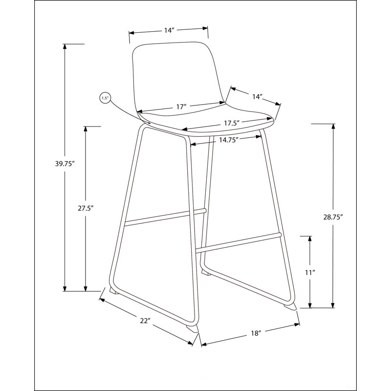 Chaise de bureau, Blanc