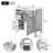 30" Single Bathroom Vanity with Ceramic Sink with Door 2 Drawers-1761108708