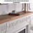 French retro electric fireplace with simulated flames