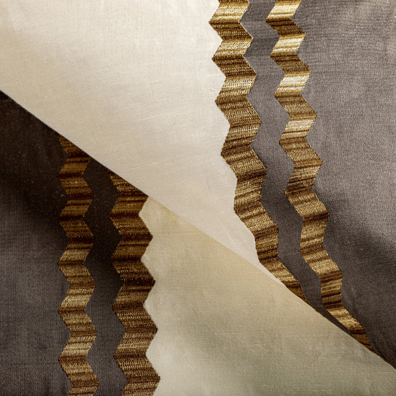 Arcadia Waldon Stripe Fabric, Brown