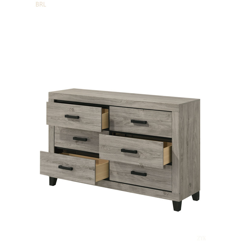 Mari Light Gray Finish Dresser