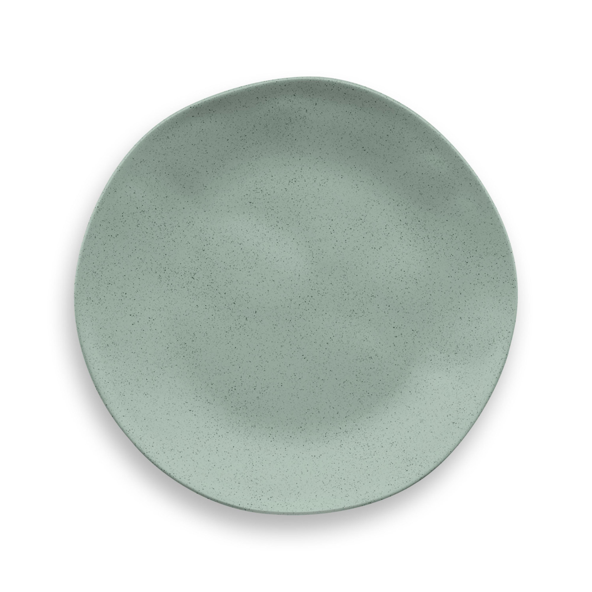 Rudmal Organic Wheat PP Salad Plate,8.5",Wheatstraw + PP, Sage Green