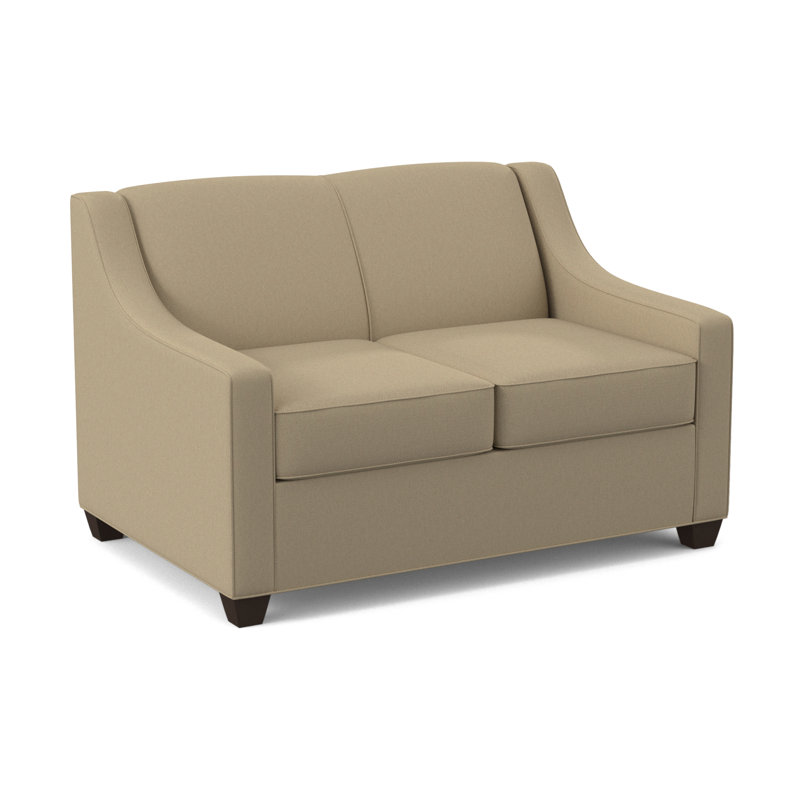 Phillips 52" Square Arm Sofa Bed with Reversible Cushions, Antic Sahara, Cafelle