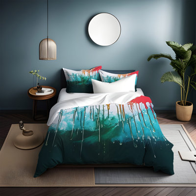 Polyester Abstract Duvet Cover