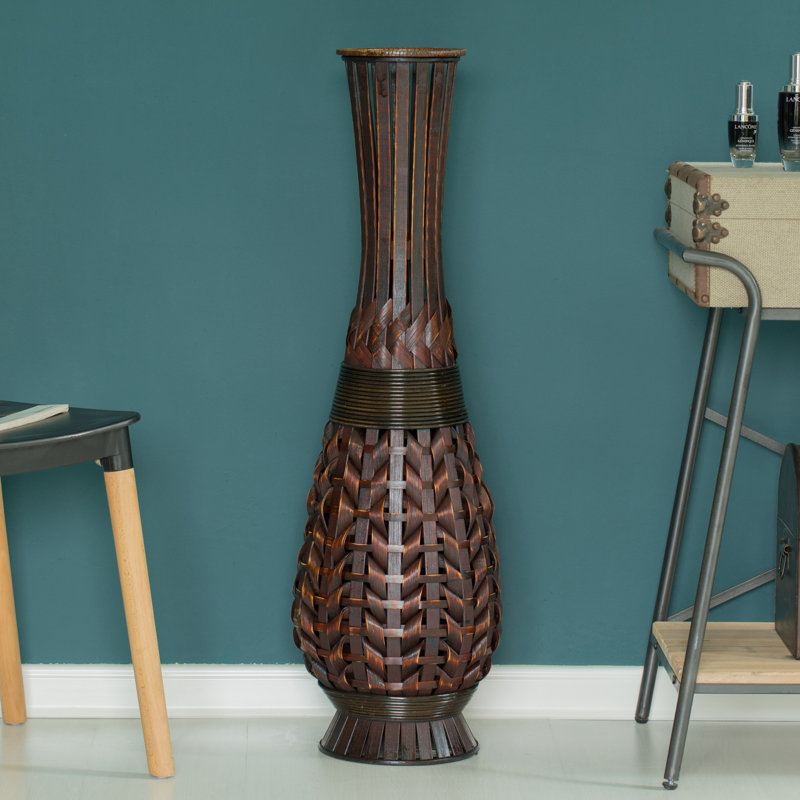 Herrod Solid Wood Floor Vase