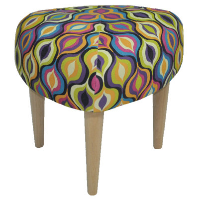 Solid + Manufactured Wood Accent Stool