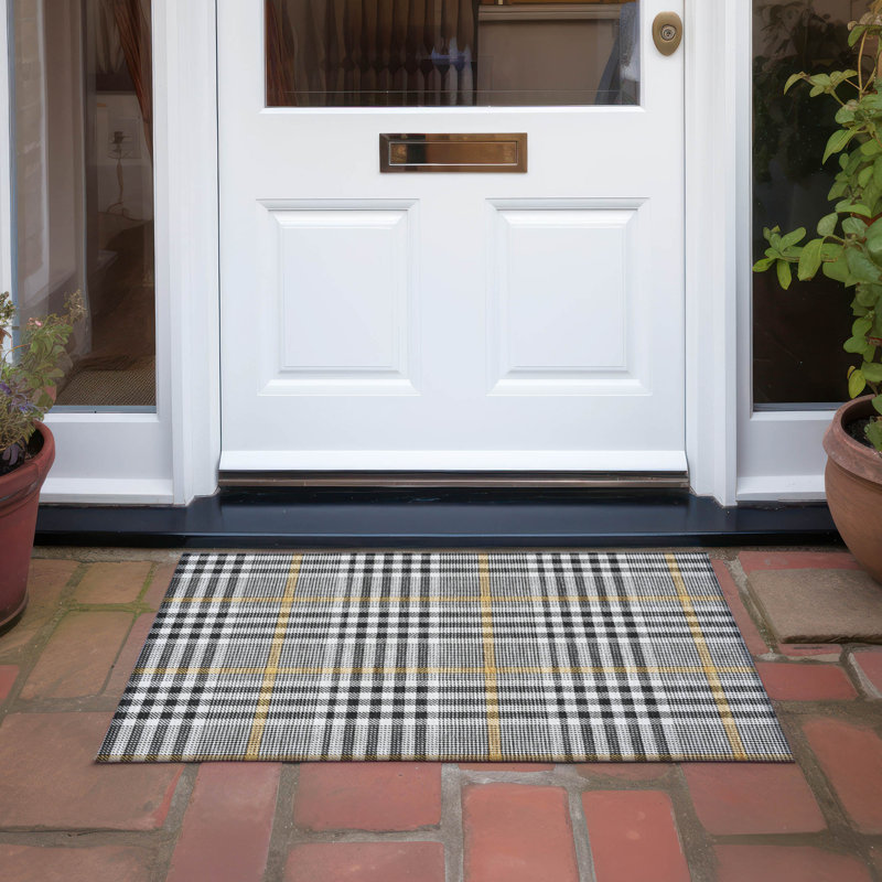 Machine Washable Indoor/Outdoor Chayden ACN1054 Rug, Rectangle 1'8" x 2'6"