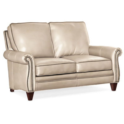 Reddish 65'' Leather Loveseat