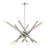 Aufmann 12 - Light Dimmable Sputnik Modern Linear Chandelier