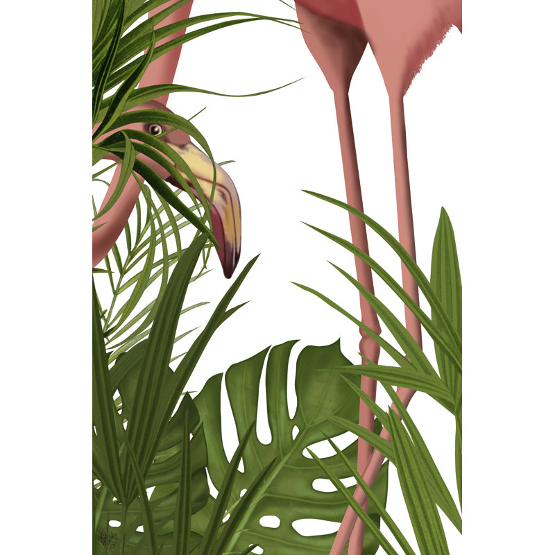 Flamingo Peering, H 12 po x l 8 po x P 1 po