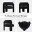 Solid Wood Barrel Armchair - Plush Seat, Skin-Friendly Fabric & Versatile-1817111963