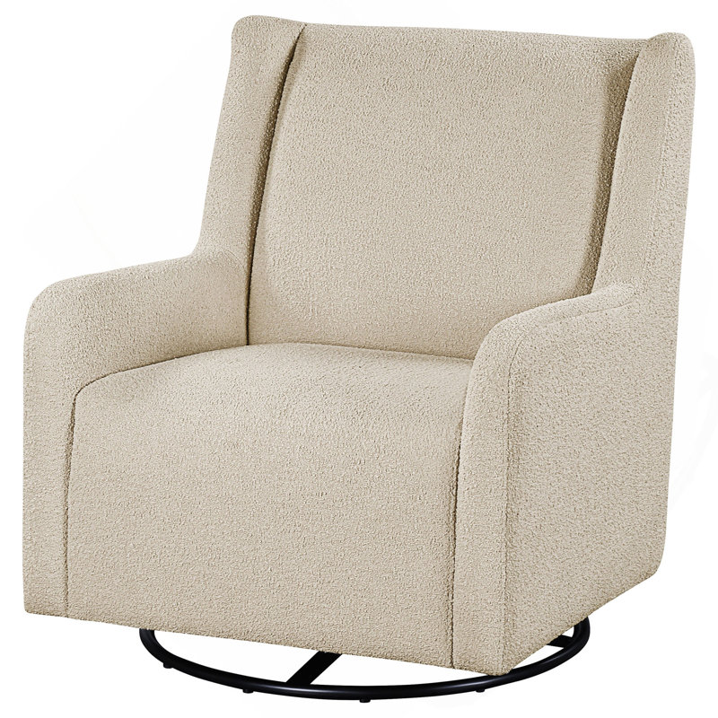 Fauteuil oscillant Omari Sandy, Beige
