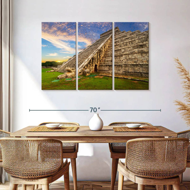 Adella Kukulcan Step Pyramid, 36" H x 57" W