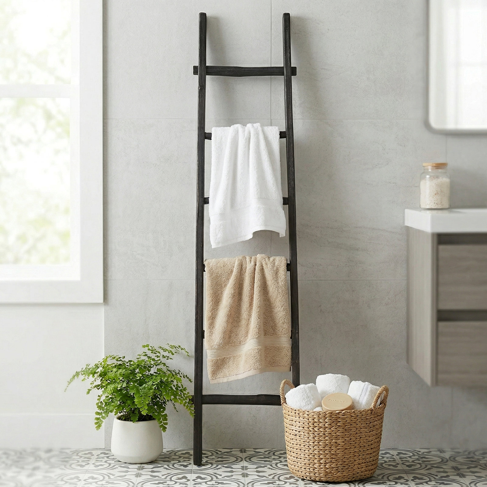 Blanket Ladder, Black