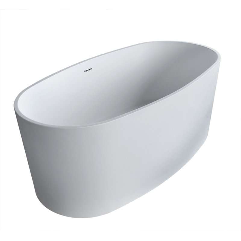 61.375'' x 31.125'' Freestanding Solid Surface Bathtub