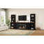 Grands supports de télévision et centres de divertissement, rangement maison de ferme en MDF