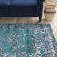 Tapis floral turquoise Brandt-22568290
