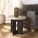 Table d'appoint Malachi Travertine