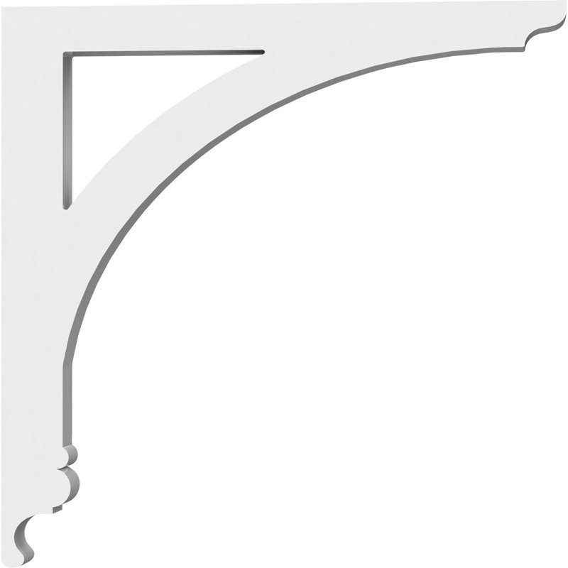 Support de qualité architecturale Hurley, L 5/8 po x P 6 po x H 6 po, Héritage, PVC